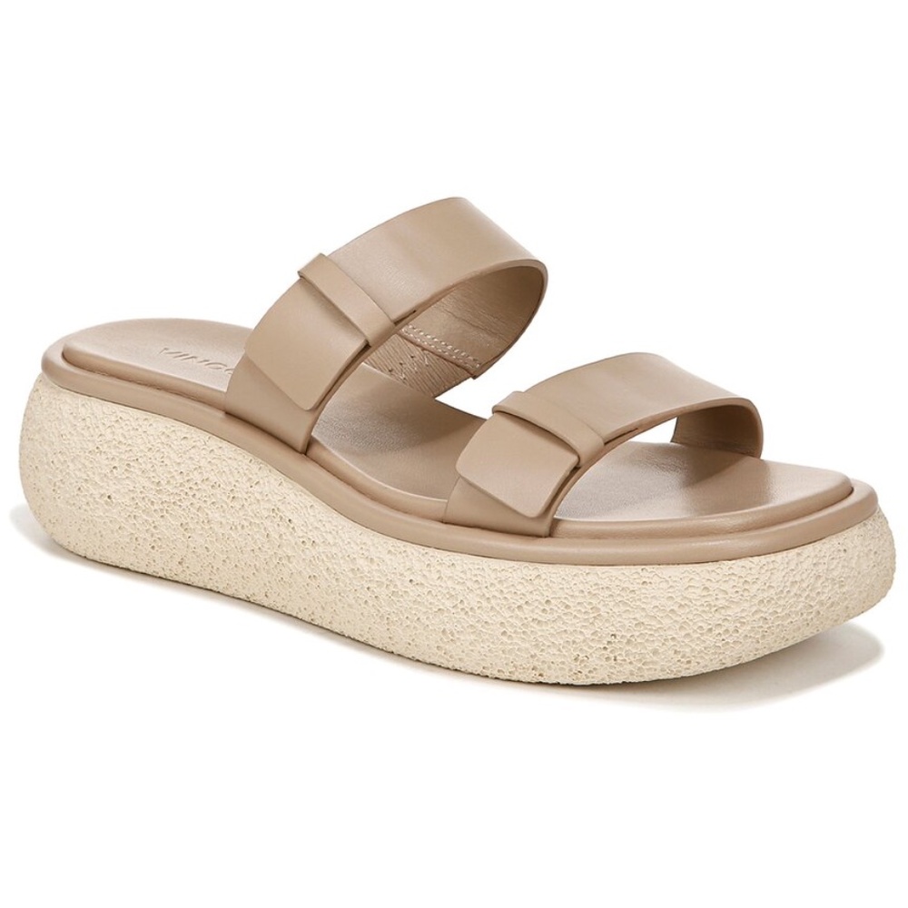 Vince Lagos Platform Slide Sandal in beige Size EU 41/US 10